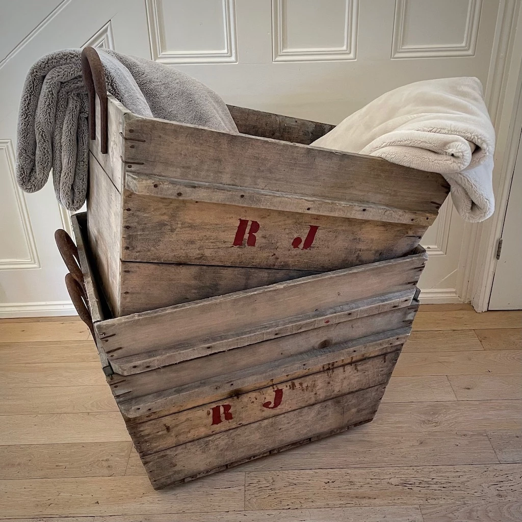 Unknown French Champagne Trugs, 1950s, Vintage 1 Unknown French Champagne Trugs, 1950s, Vintage