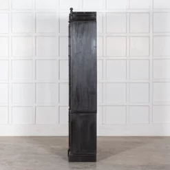 Unknown French Ebonised Faux Bamboo Beech Glazed Breakfront Bookcase / Vitrine -Storage Furniture Sales 2024 french ebonised faux bamboo beech glazed breakfront bookcase vitrine sku23579639 0 7