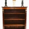 Unknown French Empire Bookcase Open Antique Mahogany 1890