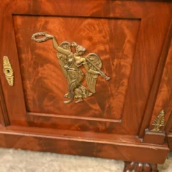 Unknown French Empire Breakfront Bookcase Flame Mahogany 1880 -Storage Furniture Sales 2024 french empire breakfront bookcase flame mahogany 1880 sku67976970 0 12