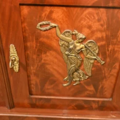 Unknown French Empire Breakfront Bookcase Flame Mahogany 1880 -Storage Furniture Sales 2024 french empire breakfront bookcase flame mahogany 1880 sku67976970 0 17