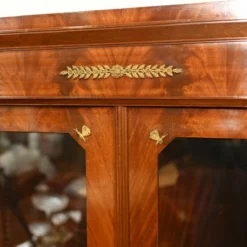 Unknown French Empire Breakfront Bookcase Flame Mahogany 1880 -Storage Furniture Sales 2024 french empire breakfront bookcase flame mahogany 1880 sku67976970 0 2