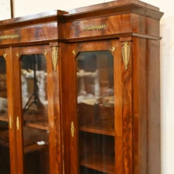 Unknown French Empire Breakfront Bookcase Flame Mahogany 1880 -Storage Furniture Sales 2024 french empire breakfront bookcase flame mahogany 1880 sku67976970 0 8