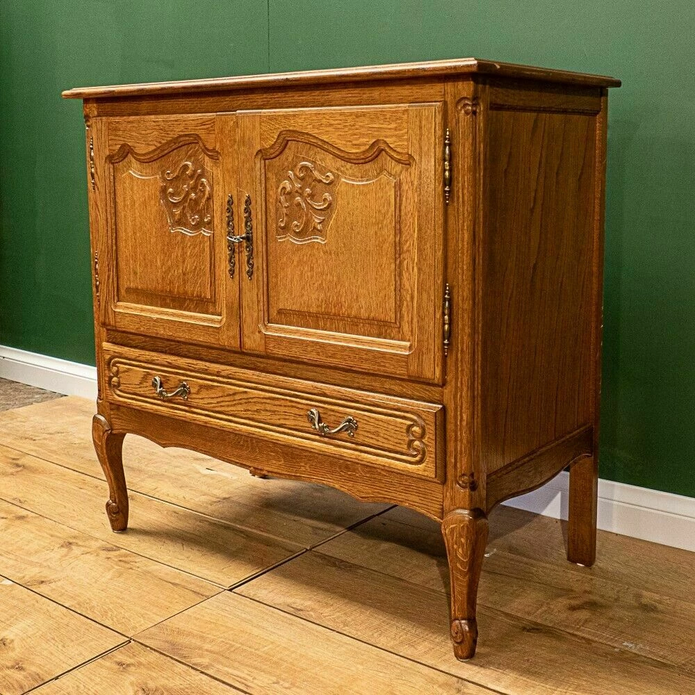 Unknown French Louis XV Style Carved Oak Side Drinks Cabinet! 12 Unknown French Louis XV Style Carved Oak Side Drinks Cabinet! - Image 12