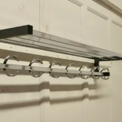 Unknown French Retro Long Chrome Hat And Coat Rack -Storage Furniture Sales 2024 french retro long chrome hat and coat rack sku21496017 0 2