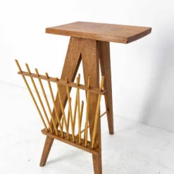 Unknown French Side Table And Magazine Rack Stand In The Pierre Jeanneret Style C. 1960 10 Unknown French Side Table And Magazine Rack Stand In The Pierre Jeanneret Style C. 1960 -Storage Furniture Sales 2024 french side table and magazine rack stand in the pierre jeanneret style c 1960 sku59422141 0 2 scaled