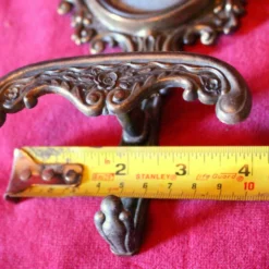 French Vintage Embossed Bronze Lady Wall Coat/ Holder Picture Frame Paris -Storage Furniture Sales 2024 french vintage embossed bronze lady wall coat holder picture frame paris 0 10