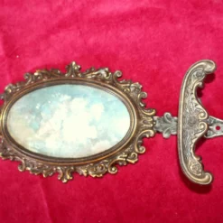 French Vintage Embossed Bronze Lady Wall Coat/ Holder Picture Frame Paris -Storage Furniture Sales 2024 french vintage embossed bronze lady wall coat holder picture frame paris 0 3