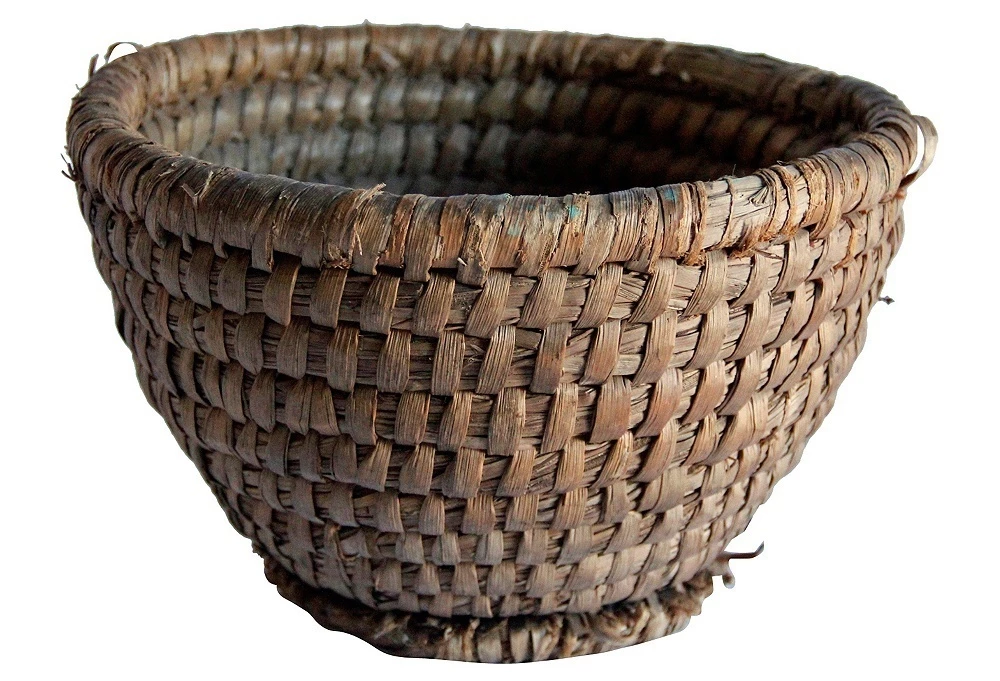 French Woven Round Basket 1 French Woven Round Basket