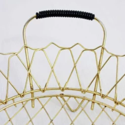 Unknown Fruit Basket In Gold Metal From The 70s -Storage Furniture Sales 2024 fruit basket in gold metal from the 70s sku96728455 0 8 scaled