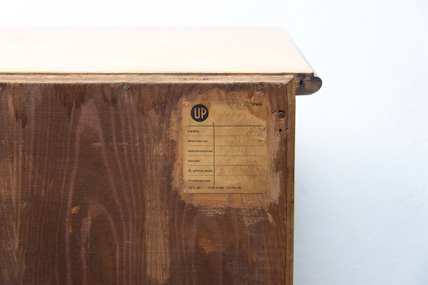 Functionalist Cabinet By Jindřich Halabala For Up Zavody, 1950´S, Czechoslovakia 11 Functionalist Cabinet By Jindřich Halabala For Up Zavody, 1950´S, Czechoslovakia - Image 11