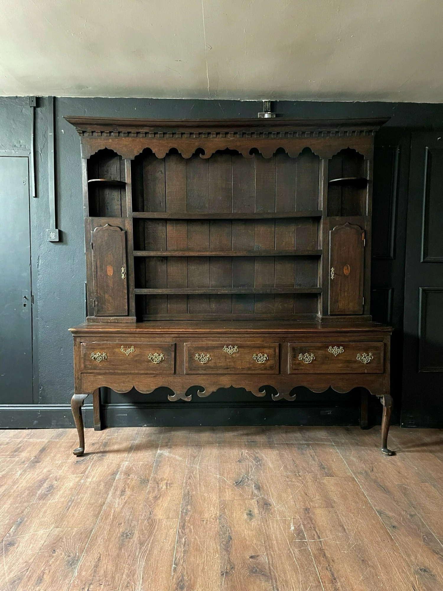 Unknown George III Welsh Oak Dresser, 18th Century And Earlier 1 Unknown George III Welsh Oak Dresser, 18th Century And Earlier