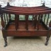 Georgian Mahogany Canterbury Magazine Rack