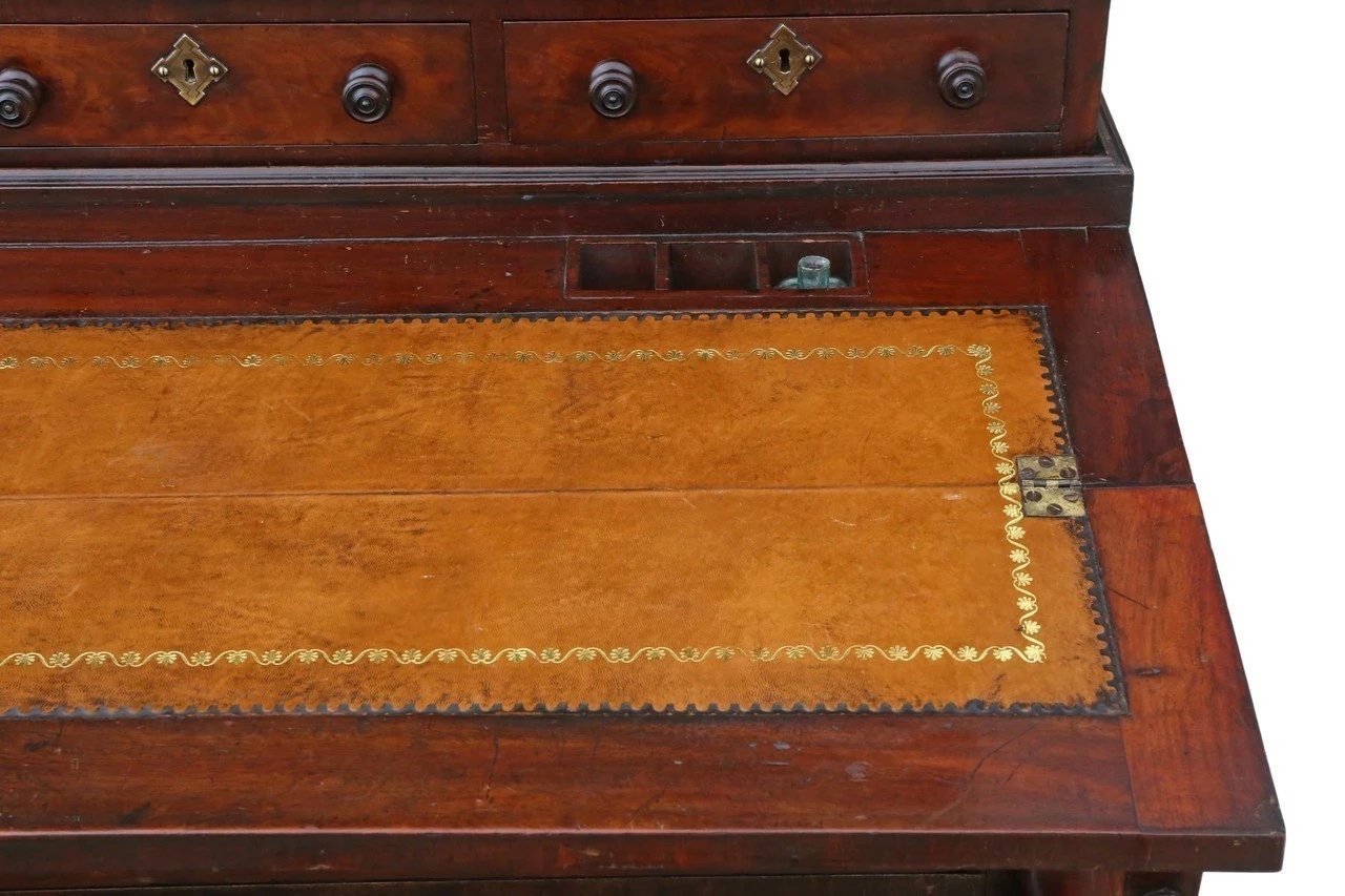 Georgian Mahogany Housekeeper's Cupboard Secretaire 6 Georgian Mahogany Housekeeper's Cupboard Secretaire - Image 6