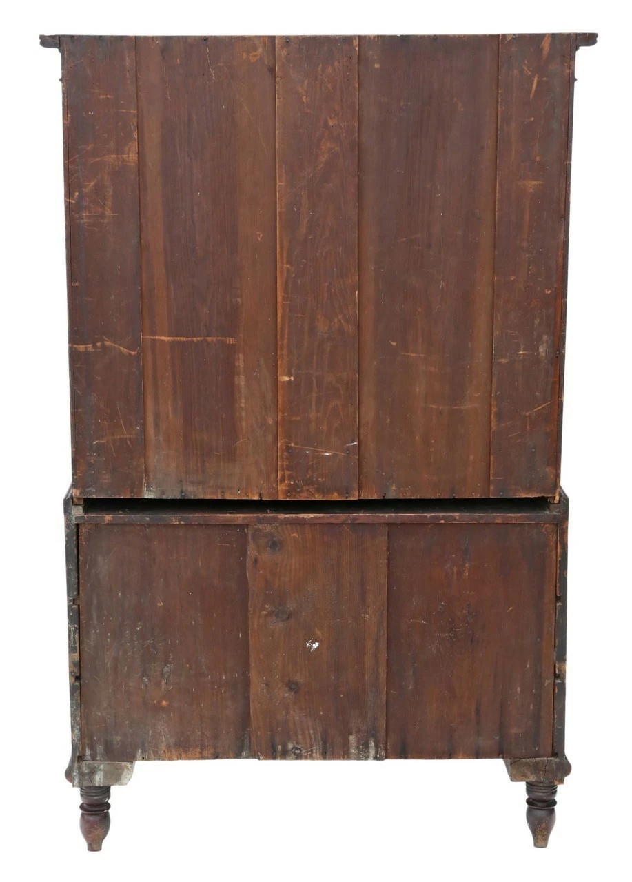 Georgian Mahogany Housekeeper's Cupboard Secretaire 9 Georgian Mahogany Housekeeper's Cupboard Secretaire - Image 9