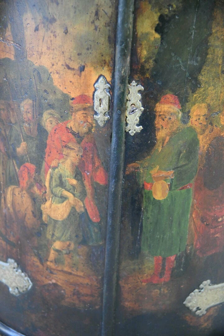 Unknown Georgian Painted Corner Cupboard 7 Unknown Georgian Painted Corner Cupboard - Image 7