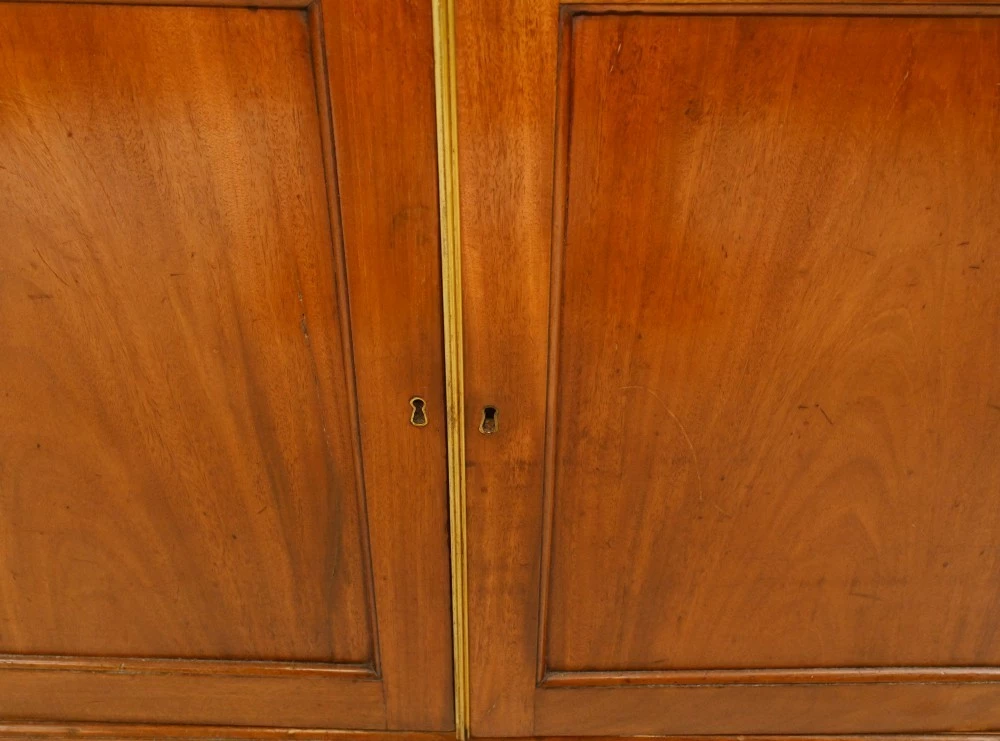 Unknown Georgian Secretaire Bookcase Desk Mahogany 1800 11 Unknown Georgian Secretaire Bookcase Desk Mahogany 1800 - Image 11