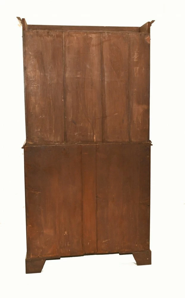 Unknown Georgian Secretaire Bookcase Desk Mahogany 1800 15 Unknown Georgian Secretaire Bookcase Desk Mahogany 1800 - Image 15