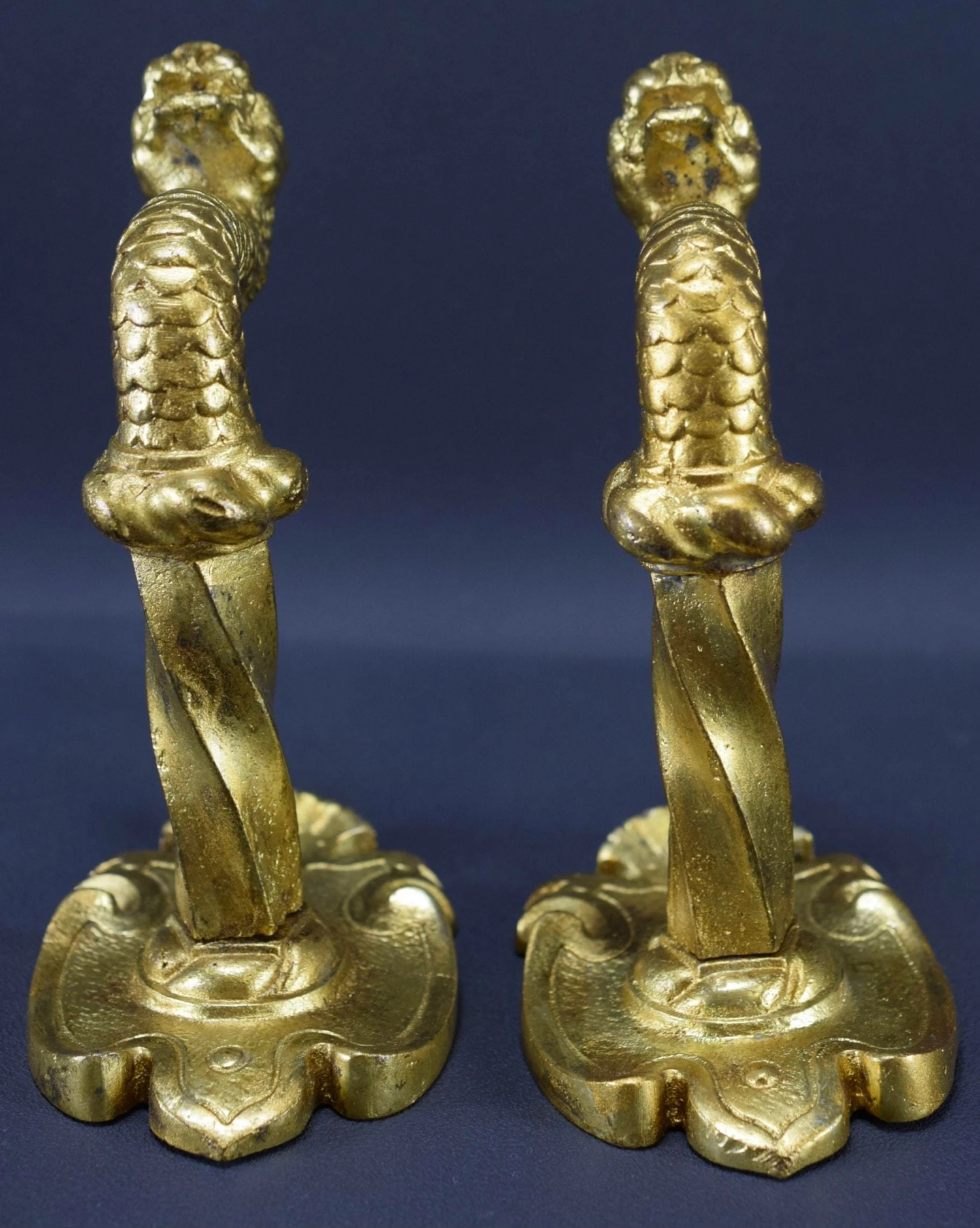 Unknown Gilt Bronze Panther Holdbacks Drapery Tie Back Curtain Holder Wall Hooks 5 Unknown Gilt Bronze Panther Holdbacks Drapery Tie Back Curtain Holder Wall Hooks - Image 5