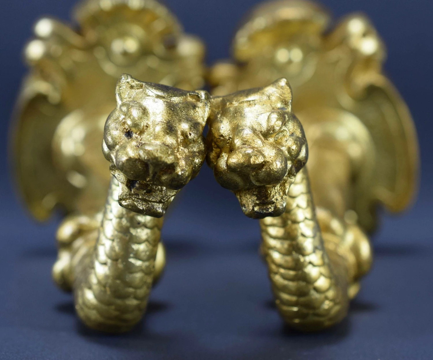 Unknown Gilt Bronze Panther Holdbacks Drapery Tie Back Curtain Holder Wall Hooks 9 Unknown Gilt Bronze Panther Holdbacks Drapery Tie Back Curtain Holder Wall Hooks - Image 9