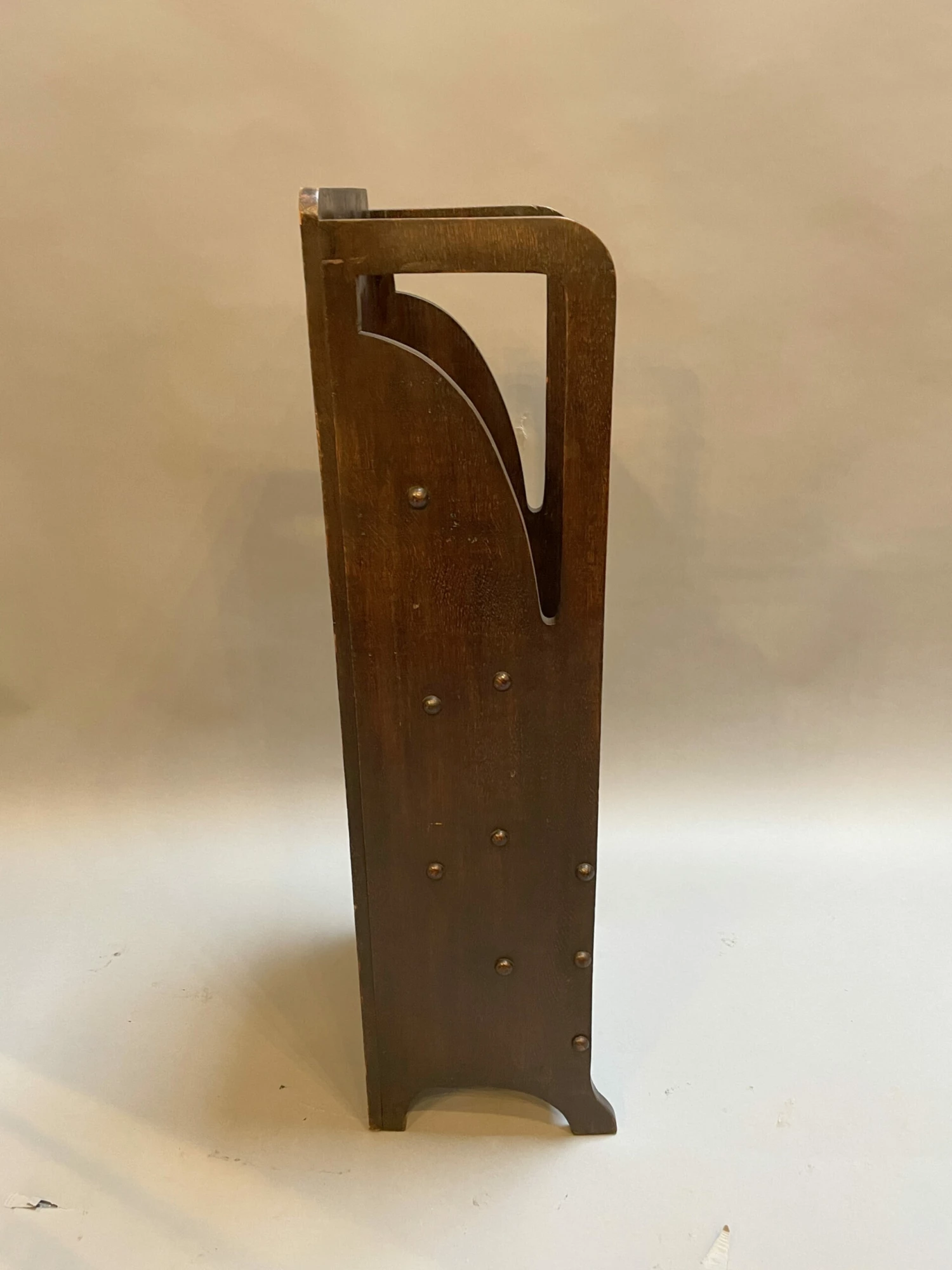 Glasgow School Ebonised Magazine Newspaper Rack 6 Glasgow School Ebonised Magazine Newspaper Rack - Image 6