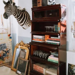 Globe Wernicke Mahogany Five Section Book Case -Storage Furniture Sales 2024 globe wernicke mahogany five section book case sku13109883 0 10