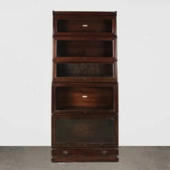 Globe Wernicke Mahogany Five Section Book Case -Storage Furniture Sales 2024 globe wernicke mahogany five section book case sku13109883 0 3