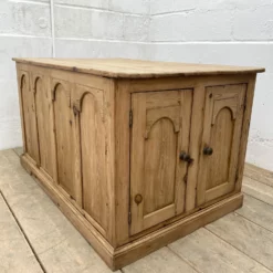 Gothic Revival Pine Cupboard, 1900s