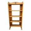 Handsome Arts And Crafts Oak Bookcase / Oak Bookshelves