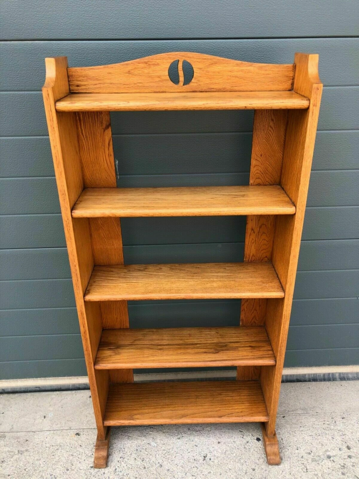 Handsome Arts And Crafts Oak Bookcase / Oak Bookshelves 6 Handsome Arts And Crafts Oak Bookcase / Oak Bookshelves - Image 6