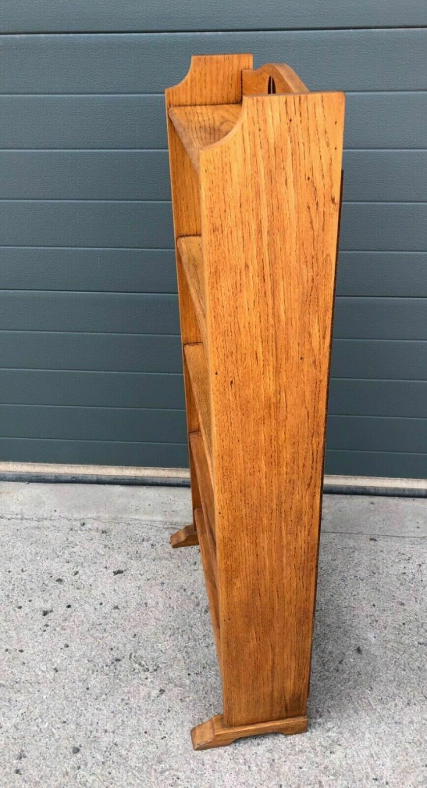 Handsome Arts And Crafts Oak Bookcase / Oak Bookshelves 7 Handsome Arts And Crafts Oak Bookcase / Oak Bookshelves - Image 7