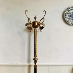 Hollywood Regency Coat Rack Hall Tree Coat And Hat Hanger Entryway Standing Coat Rack Column Twisted Style -Storage Furniture Sales 2024 hollywood regency coat rack hall tree coat and hat hanger entryway standing coat rack column twisted style sku98613565 0 3