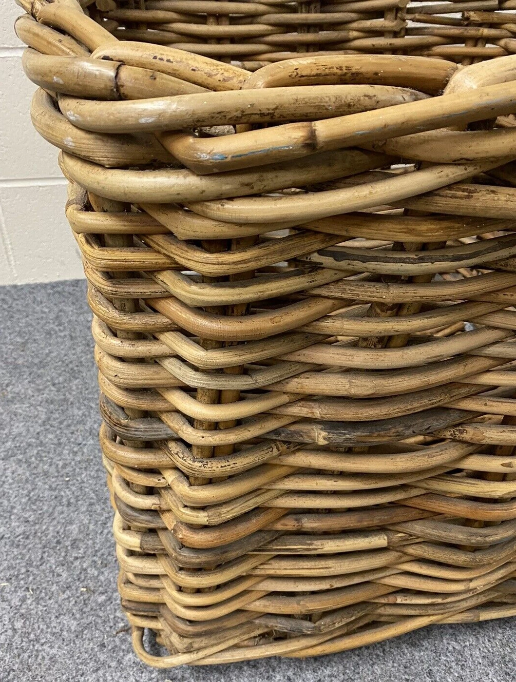 Huge Kubu Wicker Basket For Storage Of Logs, Toys, Blankets, Cushions, Laundry, 7 Huge Kubu Wicker Basket For Storage Of Logs, Toys, Blankets, Cushions, Laundry, - Image 7