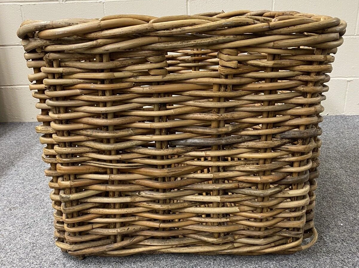 Huge Kubu Wicker Basket For Storage Of Logs, Toys, Blankets, Cushions, Laundry, 10 Huge Kubu Wicker Basket For Storage Of Logs, Toys, Blankets, Cushions, Laundry, - Image 10