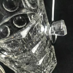 Ice Bucket Vintage Heavy Glass Bucket Chromed Metal Handle 50s. Carved, Bar Accessories, Mid Century Modern Vintage Bar, Cocktails Gift Him -Storage Furniture Sales 2024 ice bucket vintage heavy glass bucket chromed metal handle 50s carved bar accessories mid century modern vintage bar cocktails gift him sku69809285 0 8