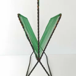 Unknown Important Vintage 1950 Metal Magazine Rack & Scoubidou 50s Rockabilly 1950s -Storage Furniture Sales 2024 important vintage 1950 metal magazine rack scoubidou 50s rockabilly 1950s 0 2