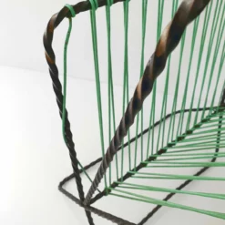 Unknown Important Vintage 1950 Metal Magazine Rack & Scoubidou 50s Rockabilly 1950s -Storage Furniture Sales 2024 important vintage 1950 metal magazine rack scoubidou 50s rockabilly 1950s 0 4