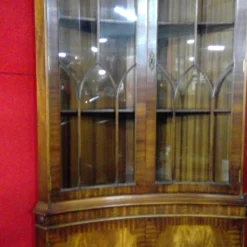 Impressive Sheraton Style Astral Glazed Mahogany Concaved Shaped Corner Cupboard -Storage Furniture Sales 2024 impressive sheraton style astral glazed mahogany concaved shaped corner cupboard sku91546762 0 5