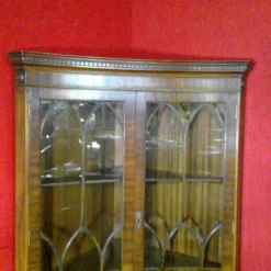 Impressive Sheraton Style Astral Glazed Mahogany Concaved Shaped Corner Cupboard -Storage Furniture Sales 2024 impressive sheraton style astral glazed mahogany concaved shaped corner cupboard sku91546762 0 7