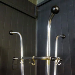 Unknown Industrial Standing Coat Rack Chrome 1960s -Storage Furniture Sales 2024 industrial standing coat rack chrome 1960s sku81216548 0 2