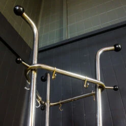 Unknown Industrial Standing Coat Rack Chrome 1960s -Storage Furniture Sales 2024 industrial standing coat rack chrome 1960s sku81216548 0 3