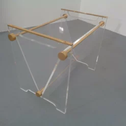 Italian Acrylic Glass & Brass Magazine Rack 1970s -Storage Furniture Sales 2024 italian acrylic glass brass magazine rack 1970s sku69268577 0 2