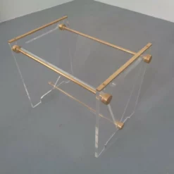 Italian Acrylic Glass & Brass Magazine Rack 1970s -Storage Furniture Sales 2024 italian acrylic glass brass magazine rack 1970s sku69268577 0 5