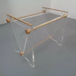 Italian Acrylic Glass & Brass Magazine Rack 1970s -Storage Furniture Sales 2024 italian acrylic glass brass magazine rack 1970s sku69268577 0 9