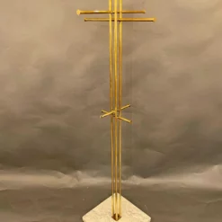 Unknown Italian Coat Rack In Brass And Base In Marble, Circa 1960s -Storage Furniture Sales 2024 italian coat rack in brass and base in marble circa 1960s sku93927733 0 1