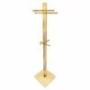 Unknown Italian Coat Rack In Brass And Base In Marble, Circa 1960s