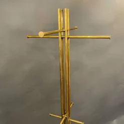 Unknown Italian Coat Rack In Brass And Base In Marble, Circa 1960s -Storage Furniture Sales 2024 italian coat rack in brass and base in marble circa 1960s sku93927733 0 5