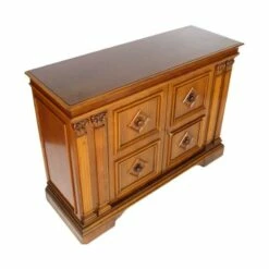 Italian Credenza Bookcase Midcentury Neoclassic Renaissance Style Blond Walnut -Storage Furniture Sales 2024 italian credenza bookcase midcentury neoclassic renaissance style blond walnut 0 3