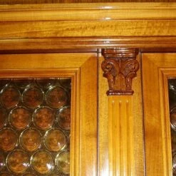 Italian Credenza Bookcase Midcentury Neoclassic Renaissance Style Blond Walnut -Storage Furniture Sales 2024 italian credenza bookcase midcentury neoclassic renaissance style blond walnut 0 6