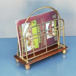 Unknown Italian Mid Century Magazine Rack -Storage Furniture Sales 2024 italian mid century magazine rack sku95044432 0 3